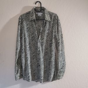 Zara shirt B&W pattern - Medium
